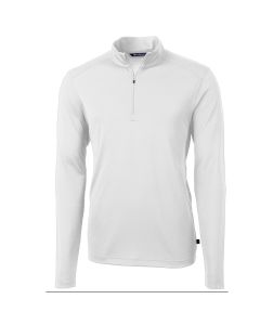 Cutter & Buck - Mens Virtue Eco Pique Recycled Quarter-Zip Pullover